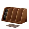 Estantería de archivos de oficina multicapa Estantería de almacenamiento de documentos de escritorio Estantería de libros Cajón de almacenamiento tipo estantería de libros Estantería de madera con múltiples compartimentos