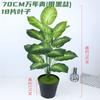 Planta Verde Simulação Antúrio Folha de Tartaruga Flor Artificial Sala de Estar Decoração de Plástico Planta Verde Decoração de Planta em Vaso de Chão Bonsai