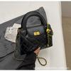 Bolso pequeño portátil de textura a la moda para mujer 2024 nuevo popular popular bolso bandolera para ir al trabajo estilo occidental cadena bolso mensajero