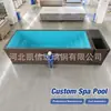Piscinas de fibra de vidro acima do solo para quintais externos, hotéis, resorts, piscinas prontas, atacado de fabricante e personalização