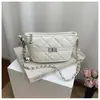 Bolso Cruzado de Hombro Único con Diseño de Nicho Coreano para Mujer 2026 Primavera Nuevo Cadena Pequeño Estilo Chanel Moda Bolso de Axila