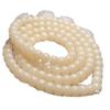 Jade Ecológico Original amarelo-leite Raiz de Bodhi 108 Contas de Abacus tipo barril Contas de Buda Wenwan pulseira enrolada Bodhi macio