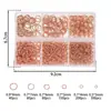 Juego de 6 Anillos Abiertos de Hierro de un Solo Círculo Hebilla de Conexión para Pulsera Collar DIY Hecho a Mano Accesorios de Joyería Material al por Mayor