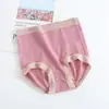 Pantalones Abdominales de Cintura Alta Verano Delgados Transpirables Algodón Puro Antibacteriano Calibre Calzones de Niña Levanta Glúteos Naked Sin Costuras