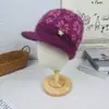 Gorro de Lana de Invierno para Mujer, Madre, Gorro de Punto Cálido y Engrosado para Personas Mayores, de Mediana Edad y Mayores, Forro de Lana de Pelo de Conejo, Moderno y Casual