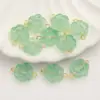 Cuentas Dispersas de Hielo Transparente Estilo Antiguo, Cuentas de Vidrio con Flor en Degradado, Materiales para Cuentas de Pulseras DIY, Accesorios Hechos a Mano para Pendientes