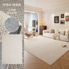Tapete de Sisal Sintético Personalizado para Sala de Estar, Resistente a Manchas e Fácil de Cuidar, Tapete Anti-Arranhões para Quarto, Amostra de Fabricante de Área Grande Antiderrapante