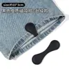 Fijador de dobladillo de pantalón con hebilla magnética de cuero, herramienta para acortar la pernera del pantalón anti-arrastre, hebilla ajustable para acortar pantalones demasiado largos
