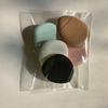 Mini Borla de Polvo para Dedos Borla de Polvo para Pulgar Gota de Agua Pequeña Borla de Polvo Cuero Cojín de Aire Maquillaje Húmedo y Seco Borla de Polvo al Por Mayor