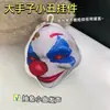 Juguete de Peluche Colgante de Hámster Muñeco Divertido de Cobaya Que Puede Hacer Sonidos y Paquete de Expresiones Muñeca Regalo de Cumpleaños para Niñas