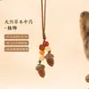 Pulsera Pendientes de Cáscara de Fruta Herbal Natural Kit de Materiales Hechos a Mano DIY Accesorios para Orejas Planta Herbal China Colgante para Coche