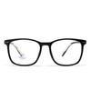 Gafas de estilo moderno con montura cuadrada TR90, gafas planas, antiazules, 2385