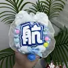Chen Zheyuan (Yuan) Celebridad Hecha a Sí Misma Colgante de Bolso Qihang Mini Abanico Reflectante Etiqueta de Nombre Set Completo Terminado Hecho a Mano