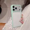 Aplicable a Apple 17PROMAX Funda Cielo Estrellado Colorido Marco de Color Sólido Brillante Transparente iPhone18 Funda de Teléfono a Prueba de Caídas