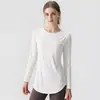 Ropa de Yoga para Mujer 2026 Otoño Invierno Nuevo Ajuste Delgado Deportivo Pilates Malla Trasera Transpirable Top de Yoga de Longitud Media