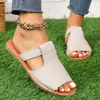 Sandalias tipo slip-on de moda para salidas con estilo, exportación transfronteriza 2026, sandalias tipo slide casuales unisex, cómodas, versátiles y ligeras