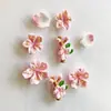 Adhesivo Magnético Decoración de Flor Linda Tridimensional para Hogar Set de Imanes para Pizarra de Mensajes con Rama Flor de Durazno Imán para Refrigerador