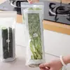 Saco longo à prova de umidade e para conservação de frescor saco de vedação com costelas duplas espessadas vedação de grau alimentício armazenamento em geladeira conservação de alimentos saco autovedante