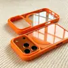 Aplicable a Funda para Teléfono Apple 18ProMax Magnética Transparente iPhone17 Acrílico Color Sólido Tacto Suave Funda Protectora
