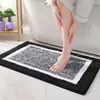 Alfombra de suelo moderna minimalista de cachemira sintética, resistente a la suciedad y fácil de limpiar, alfombrilla de pie absorbente antideslizante para baño, alfombra de cabecera para dormitorio del hogar