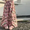 Conjunto de Primavera y Otoño para Niñas 2026 Nuevo Estilo Coreano Moda Top Estampado y Pantalones Cargo Conjunto de Dos Piezas
