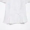 Estilo Europeo y Americano Transfronterizo Z Nueva Moda Elegante Amazon Ropa de Mujer al por Mayor Camisa de Popelina a Rayas 2066010