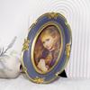 Moldura de Foto Roxo Resina Retrô Europeia Decoração de Sala Pintura Quarto Mesinha de Cabeceira Enfeites Mesa Parede Decoração Combinação de Parede de Fotos