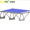 Soportes para Paneles Solares para Instalación Ecológica, Soportes de Aleación de Aluminio para Marquesinas para Paneles Fotovoltaicos, Diseño Estructural Impermeable