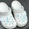 Nuevos Accesorios para Zapatos de Cocodrilo Hebilla Desmontable DIY Nota Musical Azul Soñadora Decoración 3D para Zapatos Hebilla de Zapato
