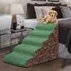 La Escalera para Mascotas Más Popular de Amazon para Perros para Subir y Bajar del Sofá Cama, Peldaños de Esponja, Pendiente, Escaleras para Gatos y Perros Pequeños