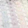 En Stock 7.5cm Organza Doble Capa Mariposa Flor Rosa Decoración de Zapato Infantil Parche de Tela Decorativa para Hogar Accesorios DIY Venta al por Mayor
