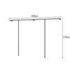 Estante de exhibición para tienda de ropa para mujer, estante simple de hierro negro para pared, percha especial, estante de exhibición de ropa para tienda de ropa