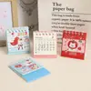 Calendário 2027, novo mini calendário Apple, calendário de mesa para estudantes, decoração de mesa estilosa, calendário de alta qualidade
