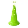 Cono Marcador Redondo de Fondo Plano de 50 cm con Agujeros, Obstáculo Multifuncional para Entrenamiento, Cono de Helado, Equipo de Entrenamiento de Fútbol para Niños, Cono de Tráfico