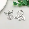1 nuevo colgante colgante de aleación de plata antigua serie ángel estrella simulación estilo europeo y americano accesorios para joyería DIY
