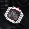 2020 Comercio Exterior Hombres Richard 6 Agujas Cuarzo Segundero Richard Cuarzo Barril de Vino Reloj Fábrica Mayoreo