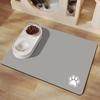 Alfombrilla Moderna Sencilla de Color Sólido de Lodo Diatomeas para Mascotas, Alfombrilla a Prueba de Fugas y Salpicaduras para Comer Mascotas, Resistente a Manchas y Fácil de Cuidar, Alfombrilla para Mascotas