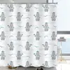 Suministros de Baño Amazon Impresión Digital por Transferencia Térmica Cortina de Ducha de Poliéster Engrosado Cortina de Ducha de Poliéster con Impresión Digital