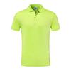 Camiseta polo de manga curta de cor sólida para adultos, secagem rápida, camisa publicitária, comércio exterior, esportes ao ar livre, corrida, macacão, impressão de logotipo