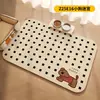 Tapete de alimentação para cães e gatos estilo cartoon, à prova de respingos e fácil de limpar, transfronteiriço; tapete de mesa adorável para animais de estimação de terra de diatomáceas; etiquetagem gratuita e dropshipping disponíveis