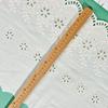 Nuevo producto albaricoque algodón bordado por computadora borde de tela de algodón encaje accesorios textil para el hogar mantel tela bordada venta al por mayor