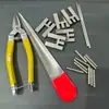 Agulha de Aço Rosqueada 2,5 mm para Cestas Artesanais, Bandejas de Frutas e Ferramentas Manuais; Agulha Especial para Fechar e Passar Fio