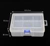 Caja de Almacenamiento Interior Vacía Transparente Caja de Plástico para Tapones para los Oídos Caja de Exhibición de Muestras de Herramientas de Ferretería Caja Organizadora de Accesorios de Empaque para Piezas