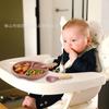 En stock mayoreo productos de silicona para niños tazón para comida de bebé ventosa fuerte antideslizante traje de silicona plato con divisiones
