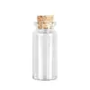 Garrafa de vidro de cortiça de 22 mm de diâmetro, tubo transparente, garrafa de chá de ervas com alto teor de borosilicato, presente, garrafa de desejos, garrafa de lanugo