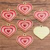 21 Pingente Multicolorido de Dia dos Namorados Gota de Óleo Amor Rosa AMOR Balão de Ar Quente Faça Você Mesmo Joias de Liga Pequenos Acessórios