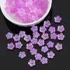 Flor de Peonía de Cristal Flor Colorida de Cinco Pétalos Cadena de Cuentas Accesorios para Joyería DIY Pulsera Pulsera Accesorios de Producto Semi-terminado Materiales