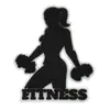 Fitness Série Fitness Borracha Macia de PVC Pequeno Adesivo Capa de Celular Flor de Sapato Chaveiro Ímã de Geladeira Adesivo Decorativo