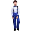 Traje de Actuación de Coro Infantil de Año Nuevo Traje de Pantalones con Tirantes de Lentejuelas para Niño Chaleco Traje Traje de Actuación de Recitación Infantil