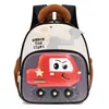 Mochila Escolar para Jardín de Infancia Estilo Coreano Excavadora, Mochila Linda de Dibujos Animados para Niños y Niñas, Bolsa de Estudiante Infantil Super Linda